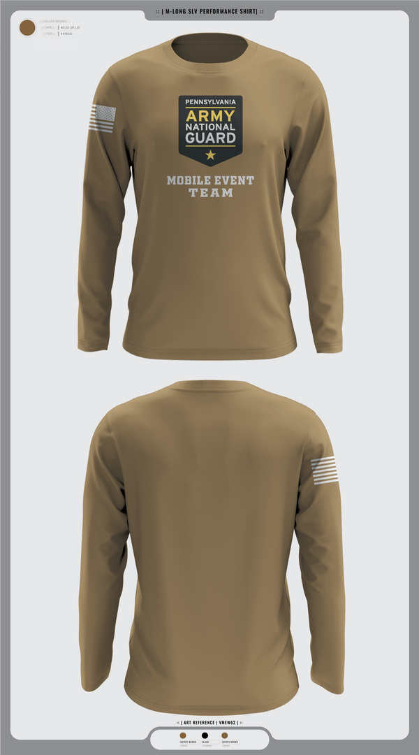 Long Sleeve Performance Shirt, Recruiting, National Guard, Teamtime, Team time, sublimation, custom sports apparel, team uniforms, spirit wear, spiritwear, sports uniforms, custom shirts, team store, custom team store, fundraiser sports, apparel fundraiser