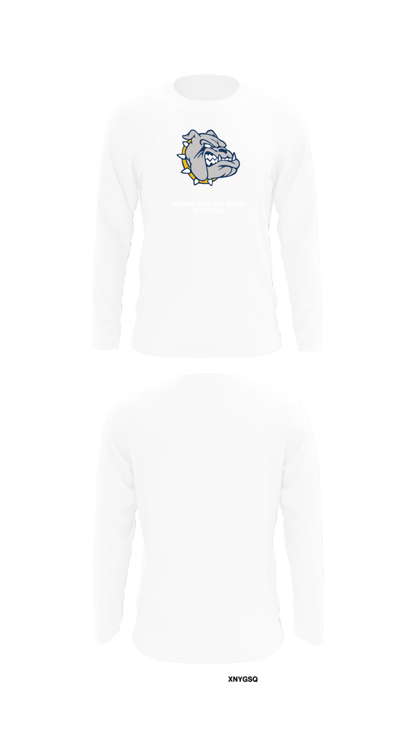 Long Sleeve Performance Shirt, Kenmore East High School Basketball, Men's Basketball, Teamtime, Team time, sublimation, custom sports apparel, team uniforms, spirit wear, spiritwear, sports uniforms, custom shirts, team store, custom team store, fundraiser sports, apparel fundraiser