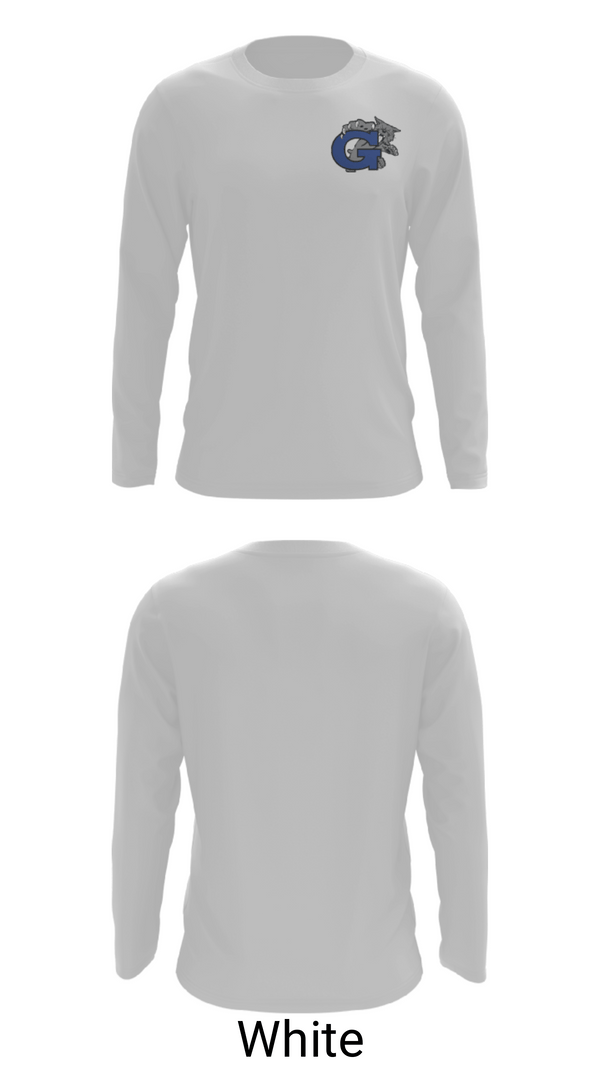 Long Sleeve Performance Shirt, Garinger High School Tennis, Spirit Store, Teamtime, Team time, sublimation, custom sports apparel, team uniforms, spirit wear, spiritwear, sports uniforms, custom shirts, team store, custom team store, fundraiser sports, apparel fundraiser