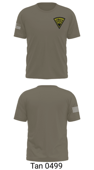 Short Sleeve Performance Shirt, West Virginia State Police, Police, Teamtime, Team time, sublimation, custom sports apparel, team uniforms, spirit wear, spiritwear, sports uniforms, custom shirts, team store, custom team store, fundraiser sports, apparel fundraiser