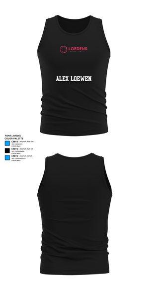 Tank Top, Alex Loewen, , Teamtime, Team time, sublimation, custom sports apparel, team uniforms, spirit wear, spiritwear, sports uniforms, custom shirts, team store, custom team store, fundraiser sports, apparel fundraiser