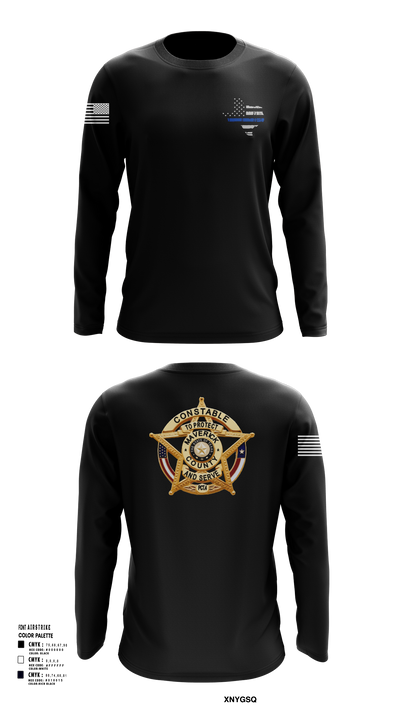 Maverick County Constable PCT 4 23255361 Long Sleeve Performance Shirt 105