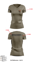 Detachment 1 27221981 Women's Short Sleeve V-neck Shirt - 24