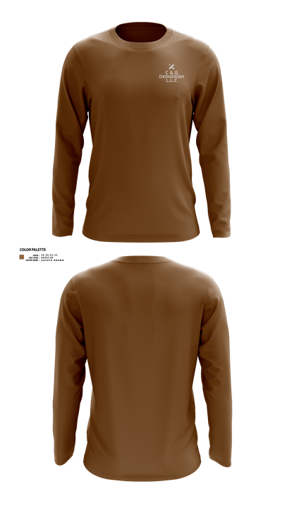 C&G Demolition L.L.C 56452026 Long Sleeve Performance Shirt 1