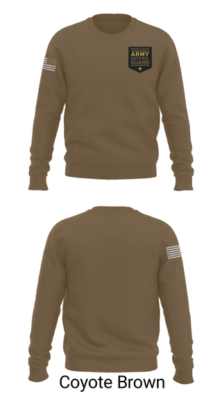 Crew Neck Sweatshirt, Recruiting, National Guard, Teamtime, Team time, sublimation, custom sports apparel, team uniforms, spirit wear, spiritwear, sports uniforms, custom shirts, team store, custom team store, fundraiser sports, apparel fundraiser