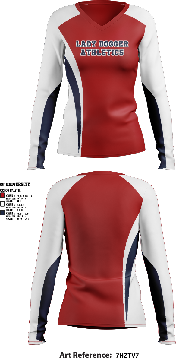 Womens Long Sleeve Vneck Shirt, Lingle-Fort Laramie High School Basketball, Men's Basketball, Teamtime, Team time, sublimation, custom sports apparel, team uniforms, spirit wear, spiritwear, sports uniforms, custom shirts, team store, custom team store, fundraiser sports, apparel fundraiser