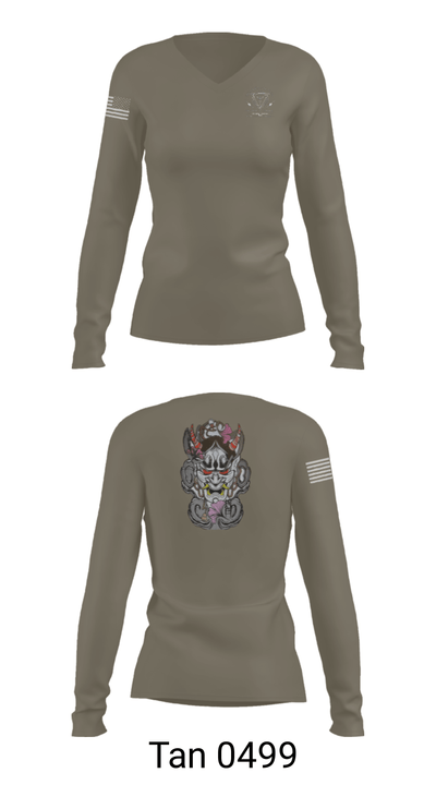 12th Dental Co 7491027 Women's Long Sleeve V-neck Shirt - 73