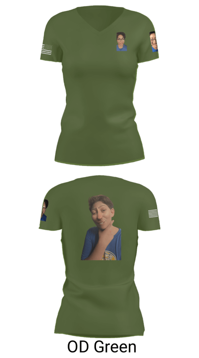 Quasar 99-Q 24782003 Women's Short Sleeve V-neck Shirt - 46