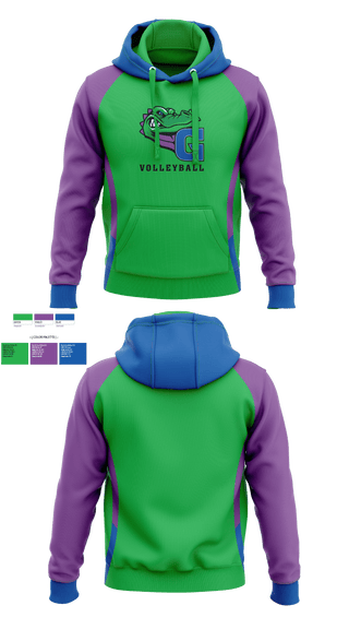 Hoodie, James N Gamble Montessori Junior High School Volleyball, Women's Volleyball, Teamtime, Team time, sublimation, custom sports apparel, team uniforms, spirit wear, spiritwear, sports uniforms, custom shirts, team store, custom team store, fundraiser sports, apparel fundraiser