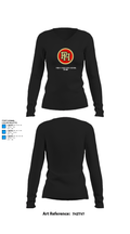 Penn Hills High School Cheer 78103306 Women's Long Sleeve V-neck Shirt - 34