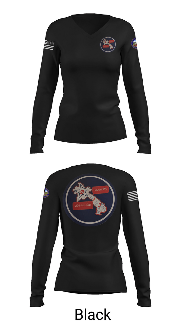 Womens Long Sleeve Vneck Shirt, saul, , Teamtime, Team time, sublimation, custom sports apparel, team uniforms, spirit wear, spiritwear, sports uniforms, custom shirts, team store, custom team store, fundraiser sports, apparel fundraiser