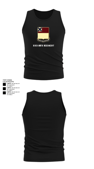 Tank Top, HHD 166th Regiment, Army, Teamtime, Team time, sublimation, custom sports apparel, team uniforms, spirit wear, spiritwear, sports uniforms, custom shirts, team store, custom team store, fundraiser sports, apparel fundraiser