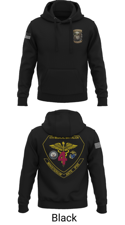 4th Med Battalion 81744782 Hoodie - 38