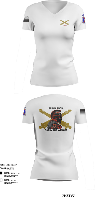 Womens Short Sleeve Vneck Shirt, ALPHA ROCK, Army, Teamtime, Team time, sublimation, custom sports apparel, team uniforms, spirit wear, spiritwear, sports uniforms, custom shirts, team store, custom team store, fundraiser sports, apparel fundraiser