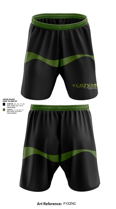 El Caldero Restaurant 31407029 Athletic Shorts With Pockets - 1