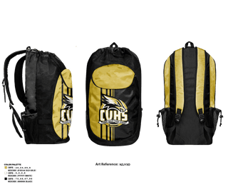 Gear Bag, Citrus Valley High School Golf, Golf, Teamtime, Team time, sublimation, custom sports apparel, team uniforms, spirit wear, spiritwear, sports uniforms, custom shirts, team store, custom team store, fundraiser sports, apparel fundraiser