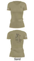 B2 Patriots 31885099 Women's Short Sleeve V-neck Shirt - 88