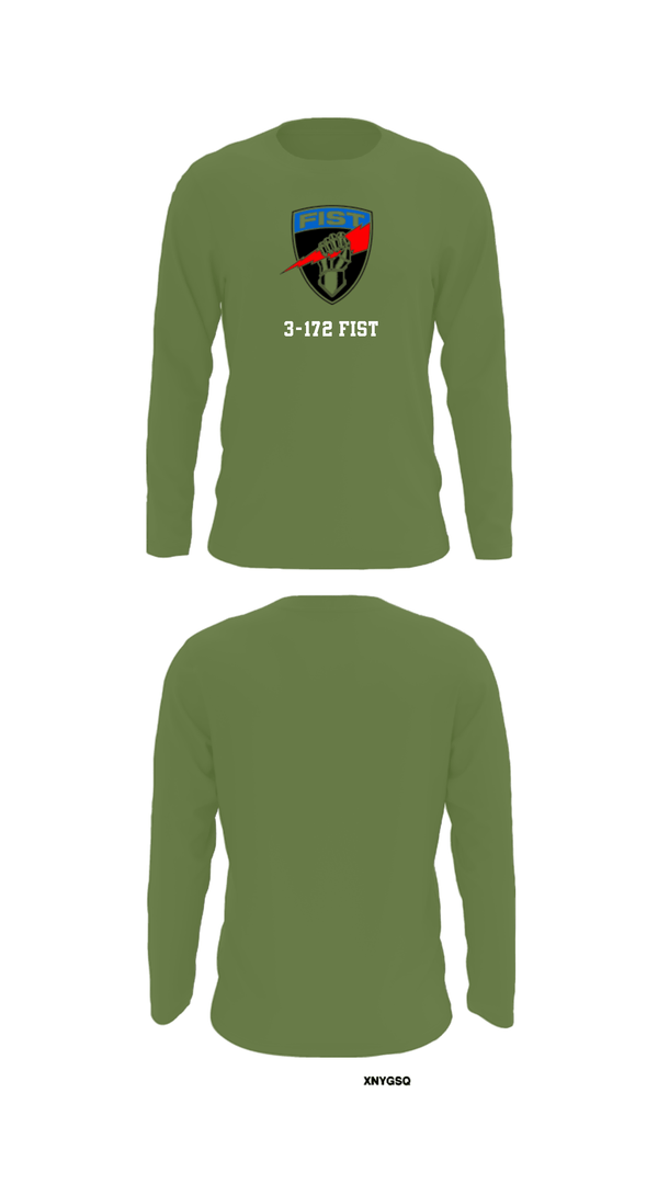 Long Sleeve Performance Shirt, 3-172 FiST, Army, Teamtime, Team time, sublimation, custom sports apparel, team uniforms, spirit wear, spiritwear, sports uniforms, custom shirts, team store, custom team store, fundraiser sports, apparel fundraiser
