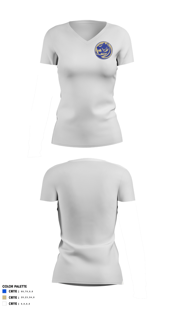 Womens Short Sleeve Vneck Shirt, Bradwell Institute Volleyball, Women's Volleyball, Teamtime, Team time, sublimation, custom sports apparel, team uniforms, spirit wear, spiritwear, sports uniforms, custom shirts, team store, custom team store, fundraiser sports, apparel fundraiser