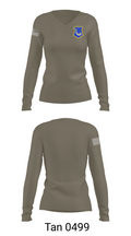 C-Co. 1-181st 51621268 Women's Long Sleeve V-neck Shirt - 73