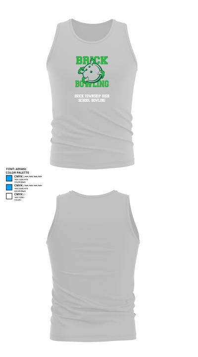 Brick Township High School Bowling 91712192 Tank Top - 13