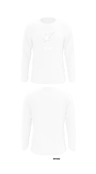 Long Sleeve Performance Shirt, Starz, Men's Basketball, Teamtime, Team time, sublimation, custom sports apparel, team uniforms, spirit wear, spiritwear, sports uniforms, custom shirts, team store, custom team store, fundraiser sports, apparel fundraiser
