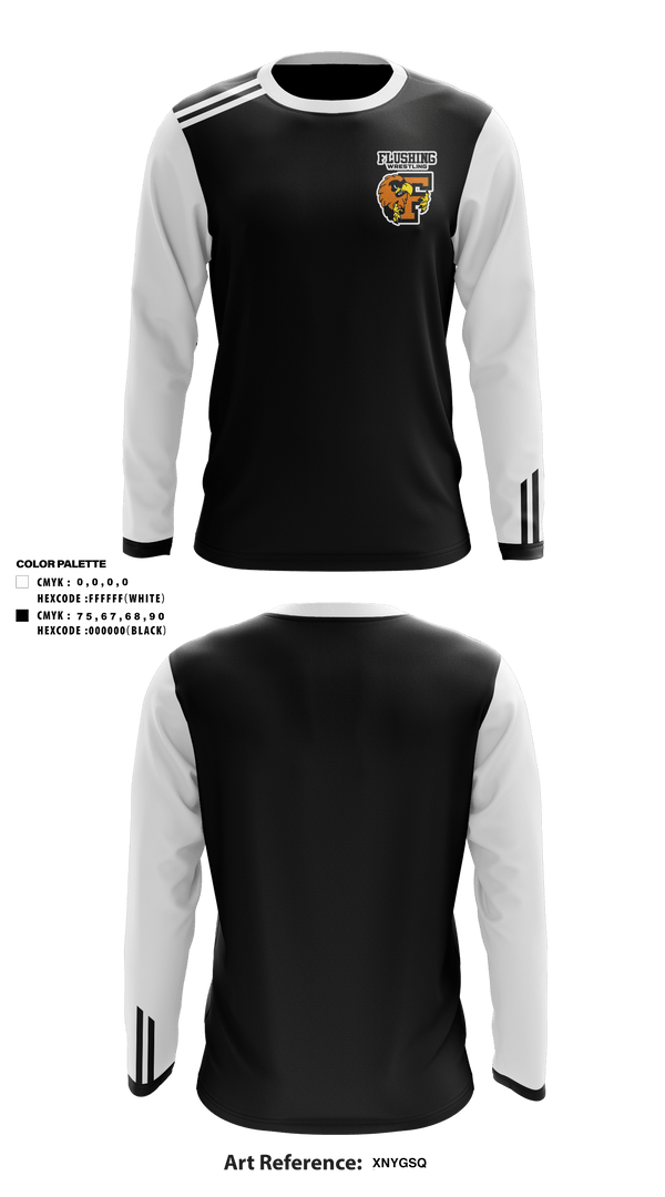 Long Sleeve Performance Shirt, Flushing High School Wrestling, Wrestling, Teamtime, Team time, sublimation, custom sports apparel, team uniforms, spirit wear, spiritwear, sports uniforms, custom shirts, team store, custom team store, fundraiser sports, apparel fundraiser