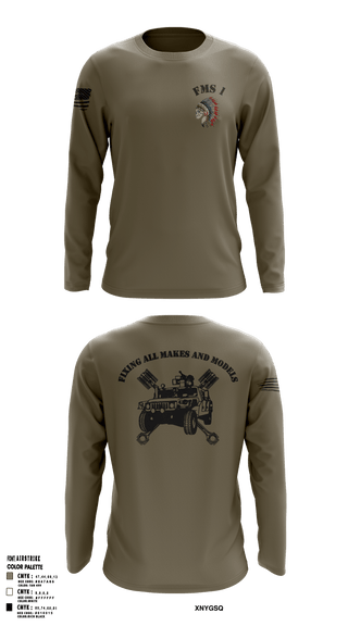 Long Sleeve Performance Shirt, FMS 1, OKARNG, , Teamtime, Team time, sublimation, custom sports apparel, team uniforms, spirit wear, spiritwear, sports uniforms, custom shirts, team store, custom team store, fundraiser sports, apparel fundraiser