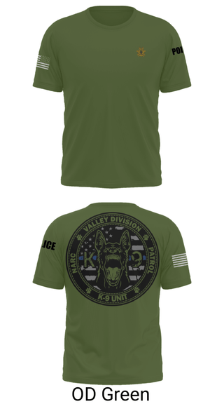 Short Sleeve Performance Shirt, VALLEY K9, , Teamtime, Team time, sublimation, custom sports apparel, team uniforms, spirit wear, spiritwear, sports uniforms, custom shirts, team store, custom team store, fundraiser sports, apparel fundraiser