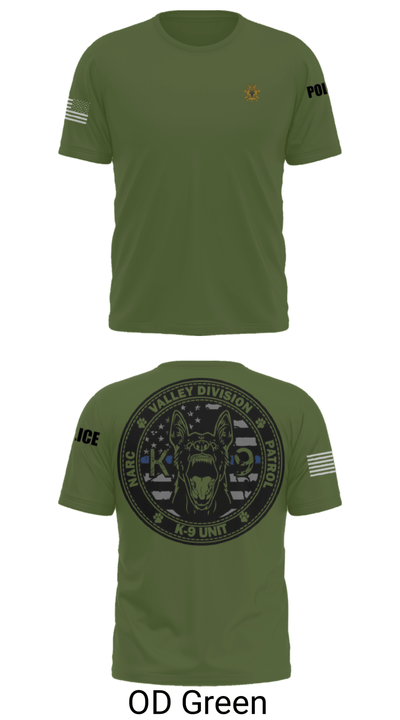 VALLEY K9 75951631 Short Sleeve Performance Shirt - 53