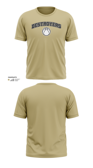 Short Sleeve Performance Shirt, Destroyers, Men's Basketball, Teamtime, Team time, sublimation, custom sports apparel, team uniforms, spirit wear, spiritwear, sports uniforms, custom shirts, team store, custom team store, fundraiser sports, apparel fundraiser