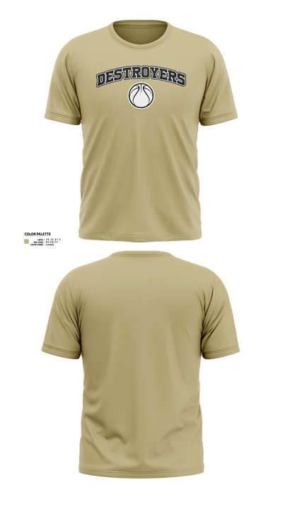 Destroyers 72679654 Short Sleeve Performance Shirt - 1