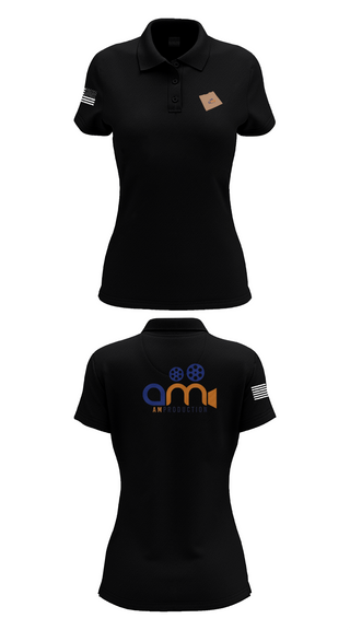 Womens Short Sleeve Performance Polo, AM PRODUCTION, , Teamtime, Team time, sublimation, custom sports apparel, team uniforms, spirit wear, spiritwear, sports uniforms, custom shirts, team store, custom team store, fundraiser sports, apparel fundraiser
