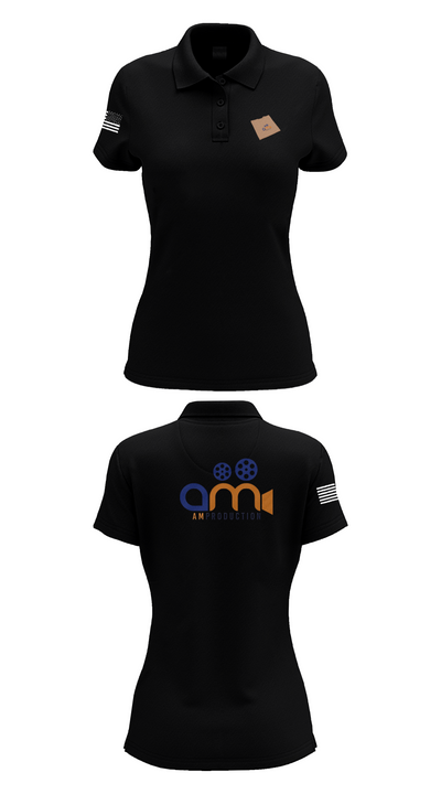 AM PRODUCTION 13584295 Women's Short Sleeve Performance Polo  - 36