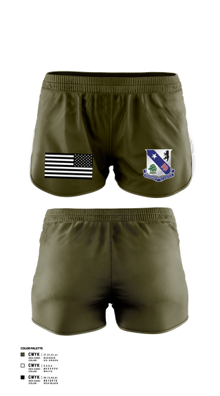 Womens Shorts, 3-360th TSBn, Army, Teamtime, Team time, sublimation, custom sports apparel, team uniforms, spirit wear, spiritwear, sports uniforms, custom shirts, team store, custom team store, fundraiser sports, apparel fundraiser