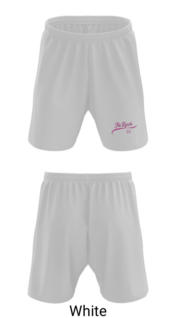 Athletic Shorts With Pockets, The rejects, Softball, Teamtime, Team time, sublimation, custom sports apparel, team uniforms, spirit wear, spiritwear, sports uniforms, custom shirts, team store, custom team store, fundraiser sports, apparel fundraiser