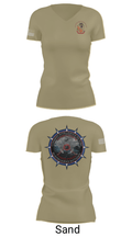 3rd Intelligence Battalion 49807001 Women's Short Sleeve V-neck Shirt - 88