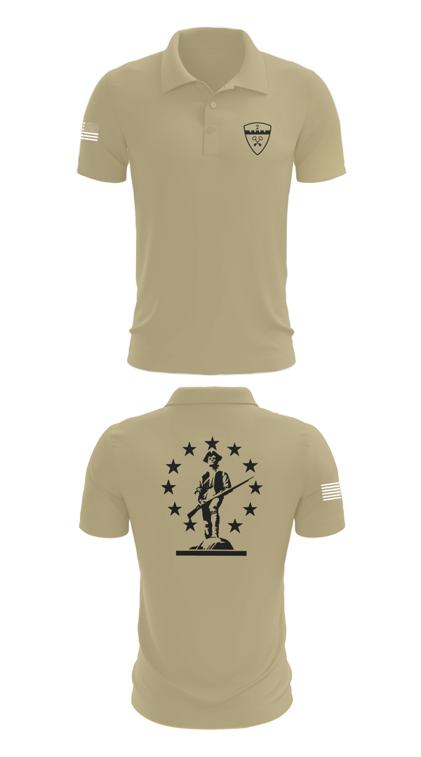 Short Sleeve Performance Polo, 2nd Company Governor's Foot Guard, , Teamtime, Team time, sublimation, custom sports apparel, team uniforms, spirit wear, spiritwear, sports uniforms, custom shirts, team store, custom team store, fundraiser sports, apparel fundraiser