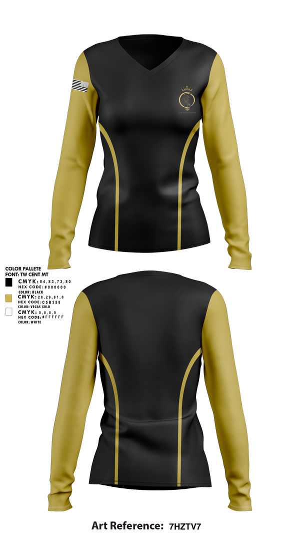 Womens Long Sleeve Vneck Shirt, Roland-Grise Lady Knights, Women's Basketball, Teamtime, Team time, sublimation, custom sports apparel, team uniforms, spirit wear, spiritwear, sports uniforms, custom shirts, team store, custom team store, fundraiser sports, apparel fundraiser