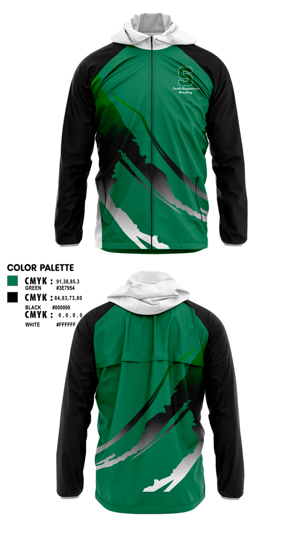 Windbreaker, South Hagerstown High School Wrestling, Wrestling, Teamtime, Team time, sublimation, custom sports apparel, team uniforms, spirit wear, spiritwear, sports uniforms, custom shirts, team store, custom team store, fundraiser sports, apparel fundraiser