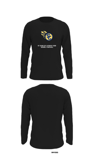 Long Sleeve Performance Shirt, St Charles Catholic High School Football, Football, Teamtime, Team time, sublimation, custom sports apparel, team uniforms, spirit wear, spiritwear, sports uniforms, custom shirts, team store, custom team store, fundraiser sports, apparel fundraiser