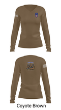 539th CTC(L) 64656051 Women's Long Sleeve V-neck Shirt - 17