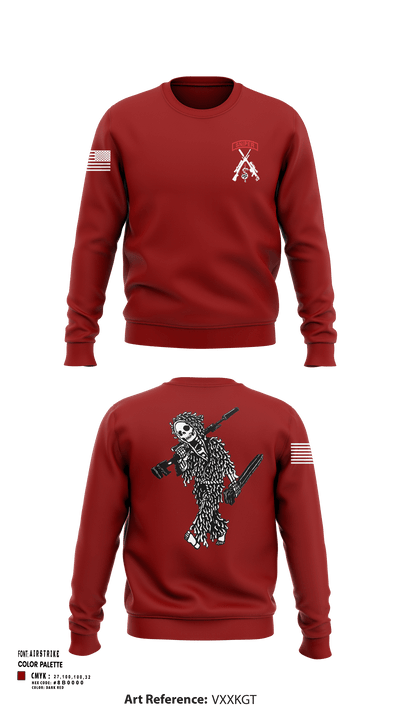 2-5 CAV Snipers 24011849 Crew Neck Sweatshirt - 116