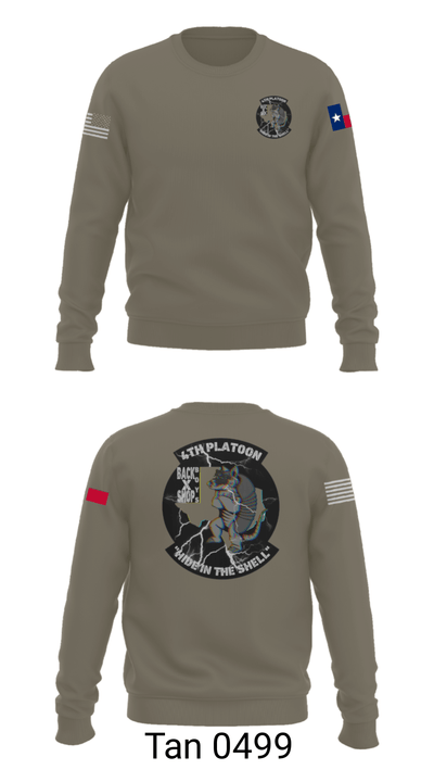 90th ASB B co 4Th Platoon 5922701 Crew Neck Sweatshirt - 65