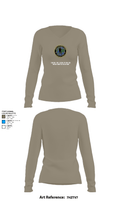Center for Security Forces Detachment Chesapeake 88189039 Women's Long Sleeve V-neck Shirt - 59