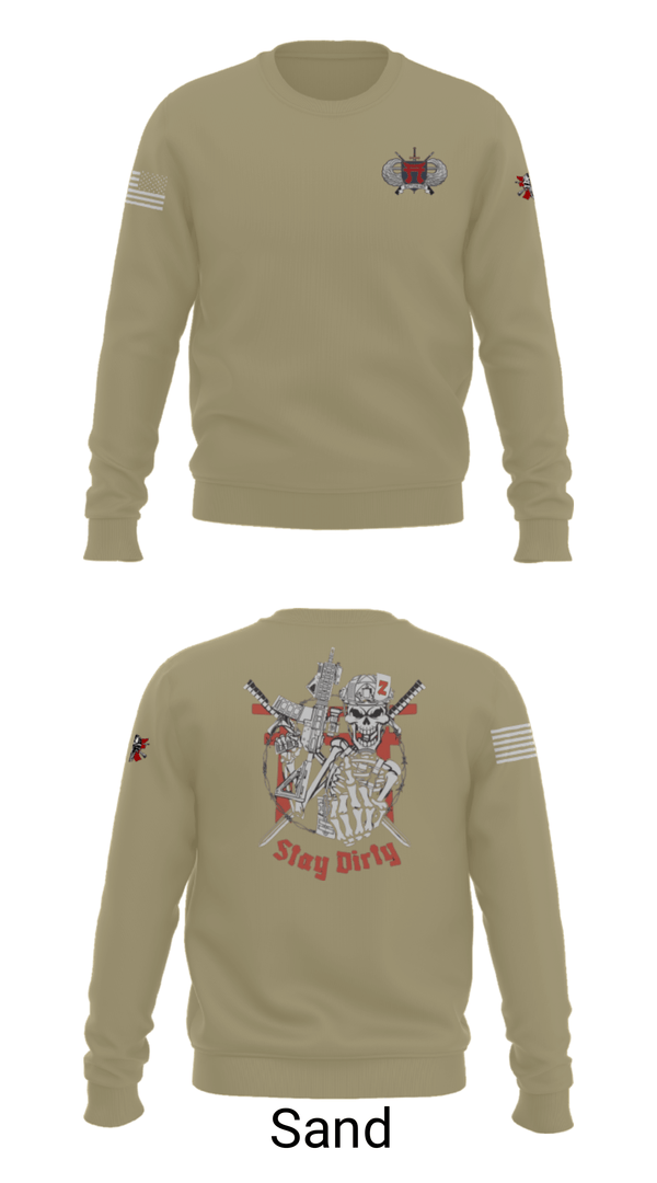 Crew Neck Sweatshirt, Dirty Deuce, , Teamtime, Team time, sublimation, custom sports apparel, team uniforms, spirit wear, spiritwear, sports uniforms, custom shirts, team store, custom team store, fundraiser sports, apparel fundraiser