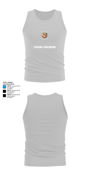 Tank Top, Training Companions, , Teamtime, Team time, sublimation, custom sports apparel, team uniforms, spirit wear, spiritwear, sports uniforms, custom shirts, team store, custom team store, fundraiser sports, apparel fundraiser