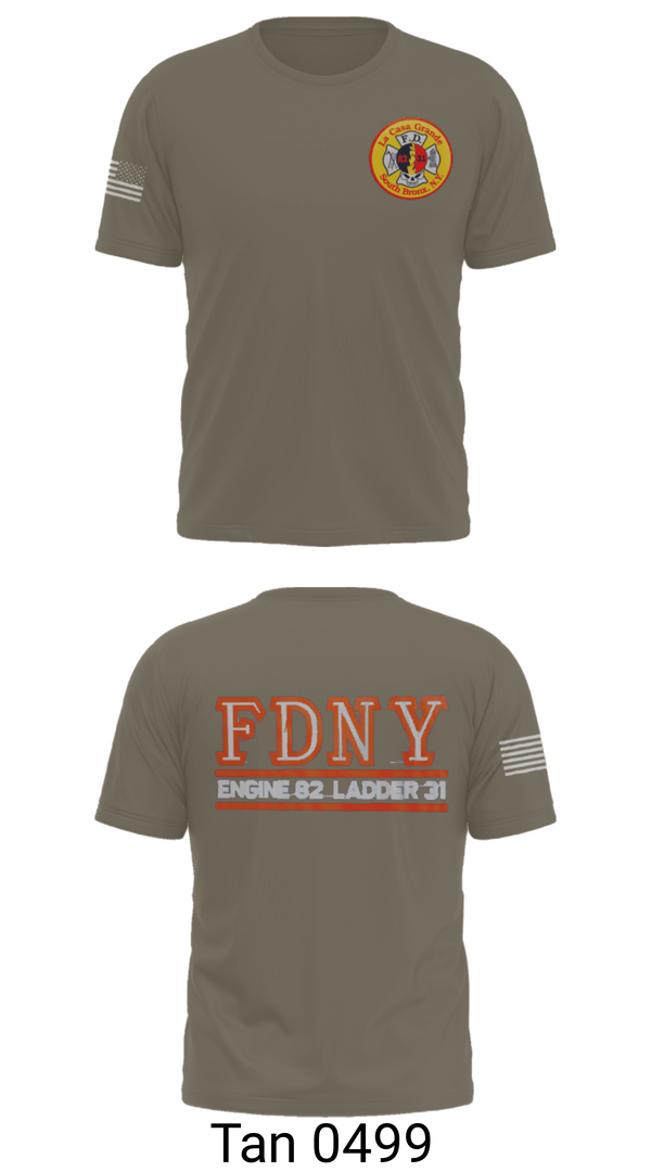 Short Sleeve Performance Shirt, LA CASA GRANDE E82 and L31, Fire Department, Teamtime, Team time, sublimation, custom sports apparel, team uniforms, spirit wear, spiritwear, sports uniforms, custom shirts, team store, custom team store, fundraiser sports, apparel fundraiser