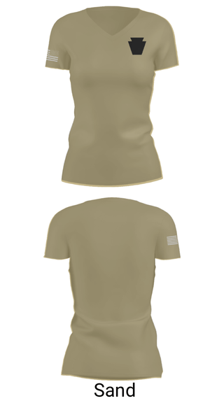 Womens Short Sleeve Vneck Shirt, Blackout, National Guard, Teamtime, Team time, sublimation, custom sports apparel, team uniforms, spirit wear, spiritwear, sports uniforms, custom shirts, team store, custom team store, fundraiser sports, apparel fundraiser