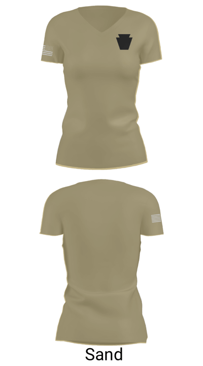 Blackout 17717609 Women's Short Sleeve V-neck Shirt - 84